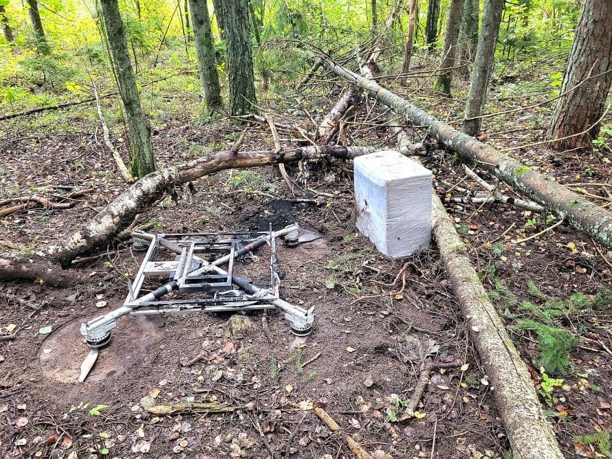 Antaniškės drone, 22 Sep 2026 - cigarettes survive the fire