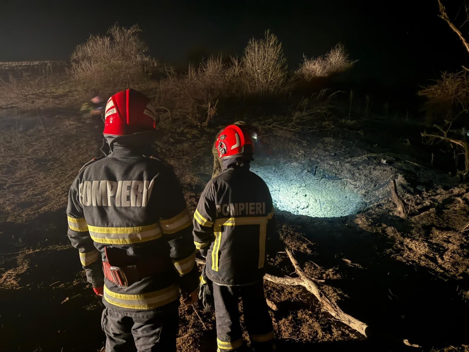 Ukrainian drone found crashed near Parcheș, Tulcea, Romania