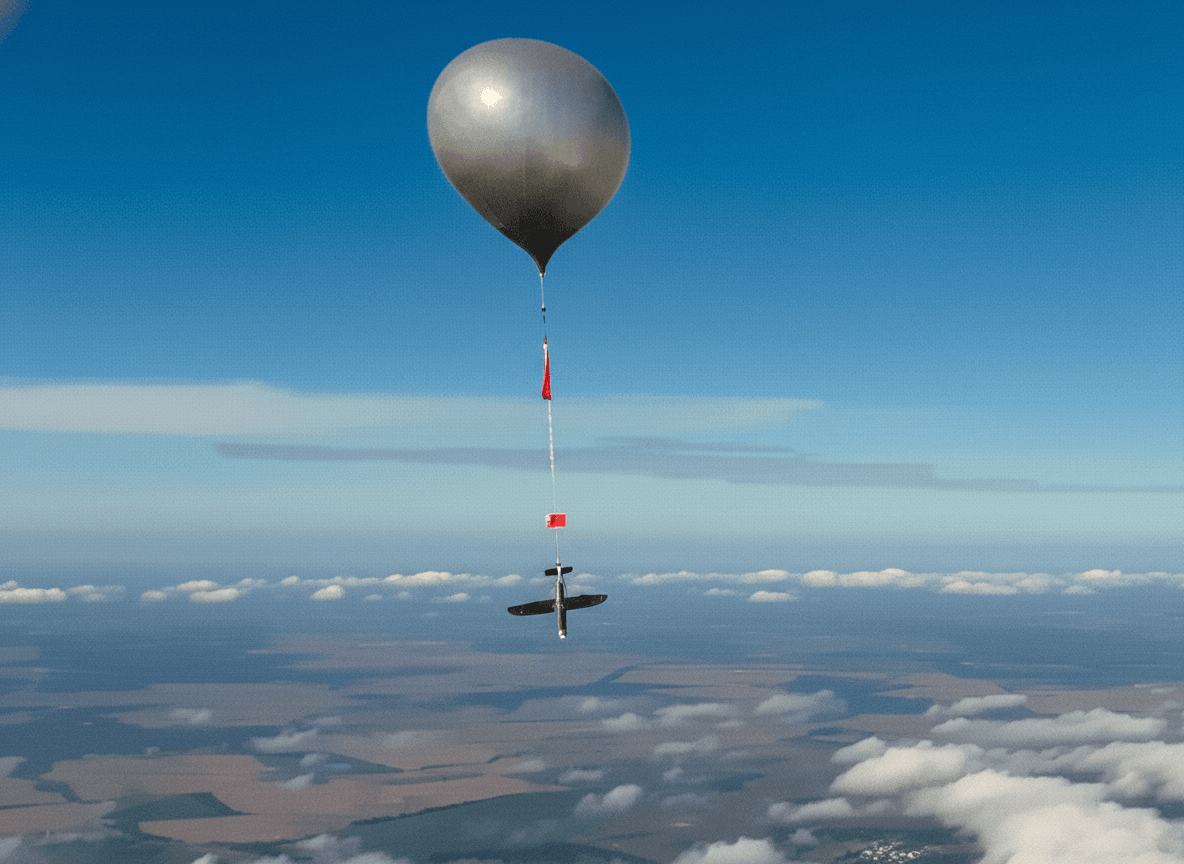 Ukraine Launches Strike Drones From Helium Balloons